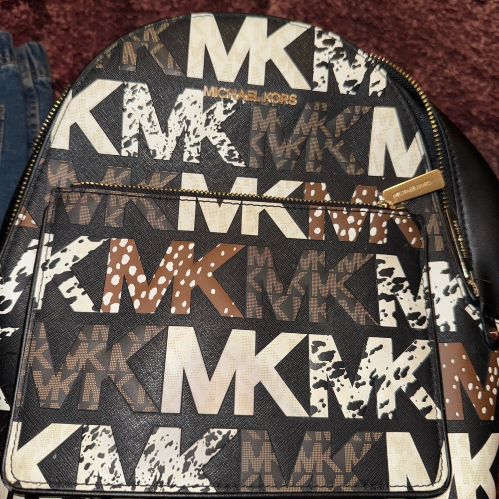 Michael Kors Multi-Color Logo Backpack